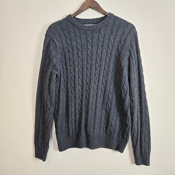 Croft & Barrow Chunky Sweater Gray Medium - Picture 5 of 10